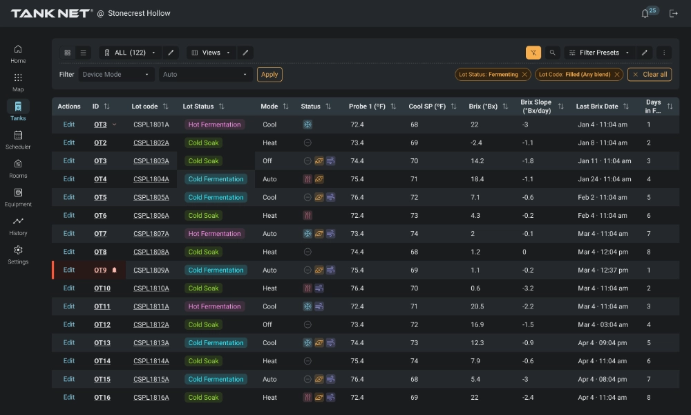 Tank Map Cellar View